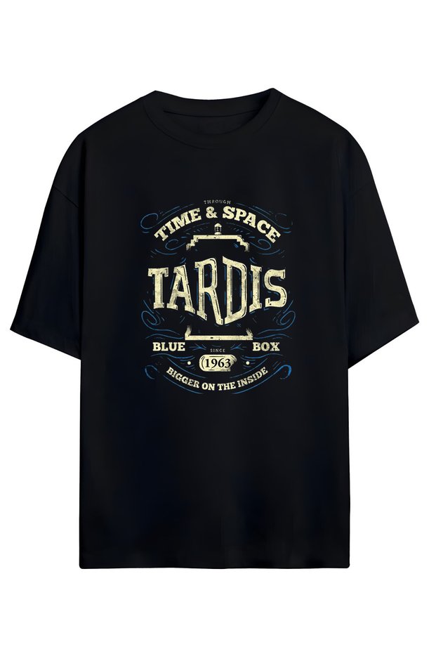 Doctor Who Designed Unisex Oversize Cotton Tshirt