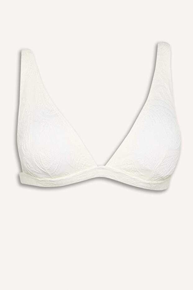 Regular Fit Brode Bikini Üstü-Fall in Love E3897AX25SM - 1