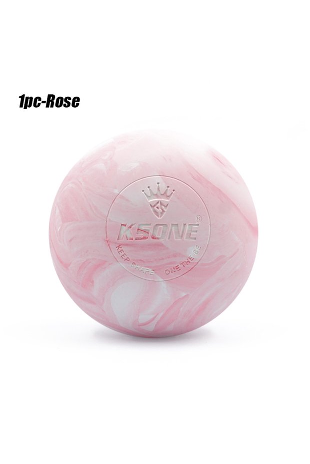Pink One Piece Yoga Massage Ball Fascia Ball Solid Ball Mixed Color Muscle Relaxation Ball For ...