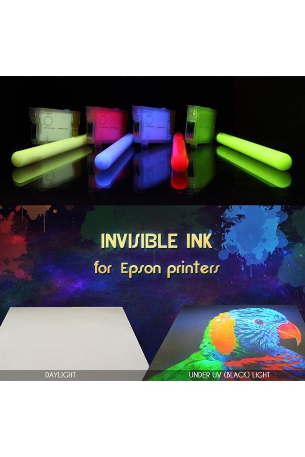 Invisible ink compatible with Epson L series printers, 6-color set - 4
