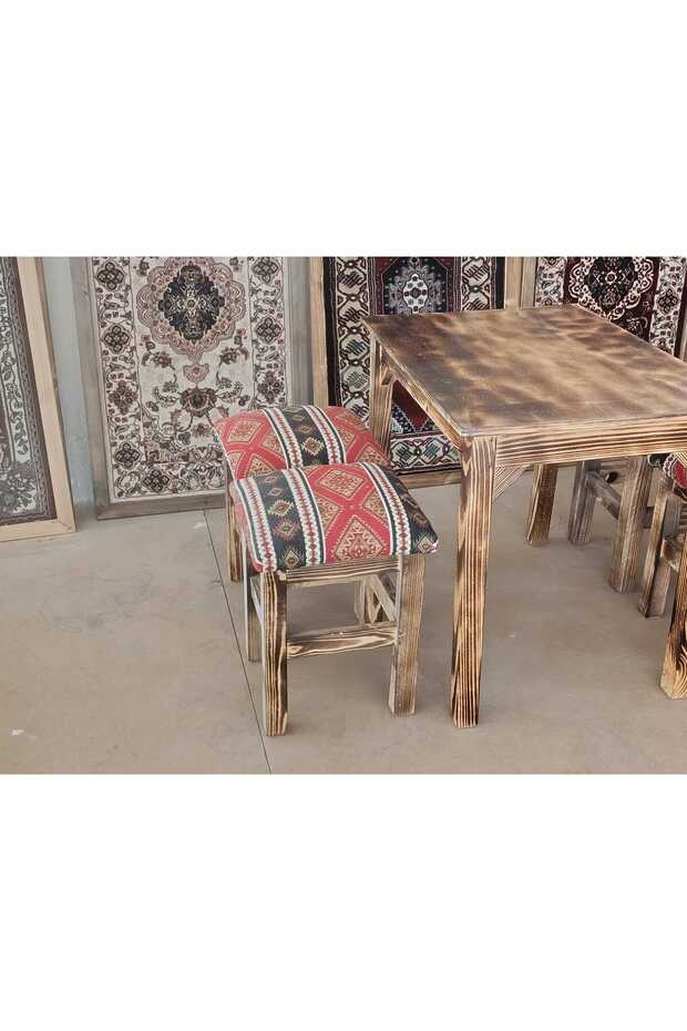 AHŞAP TABURE TAKIMI - 7