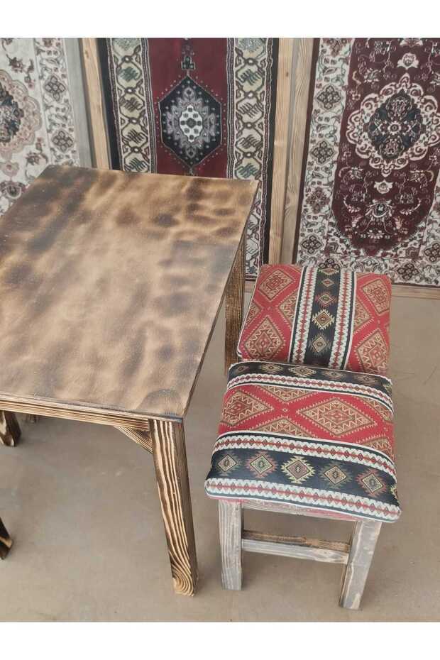 AHŞAP TABURE TAKIMI - 5