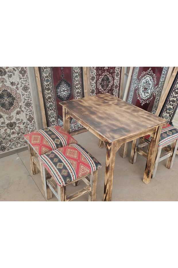 AHŞAP TABURE TAKIMI - 3