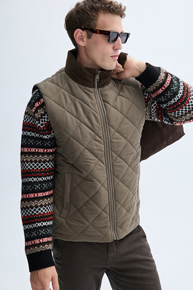 KAPİTONELİ ÇİFT TARAFLI YELEK - 1