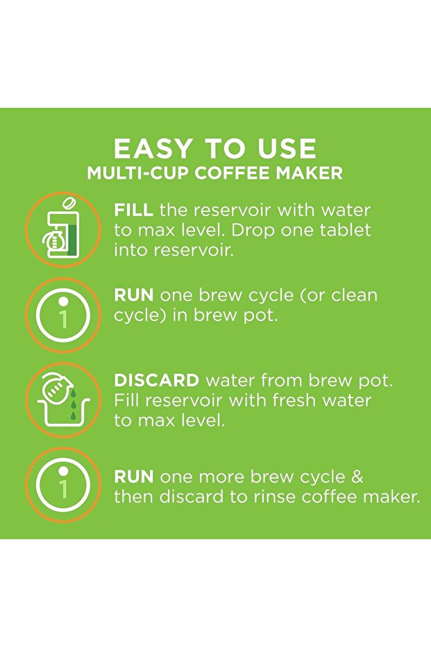 W10355052 Coffee Maker Cleaner Tablets - 3 Tablets - 3