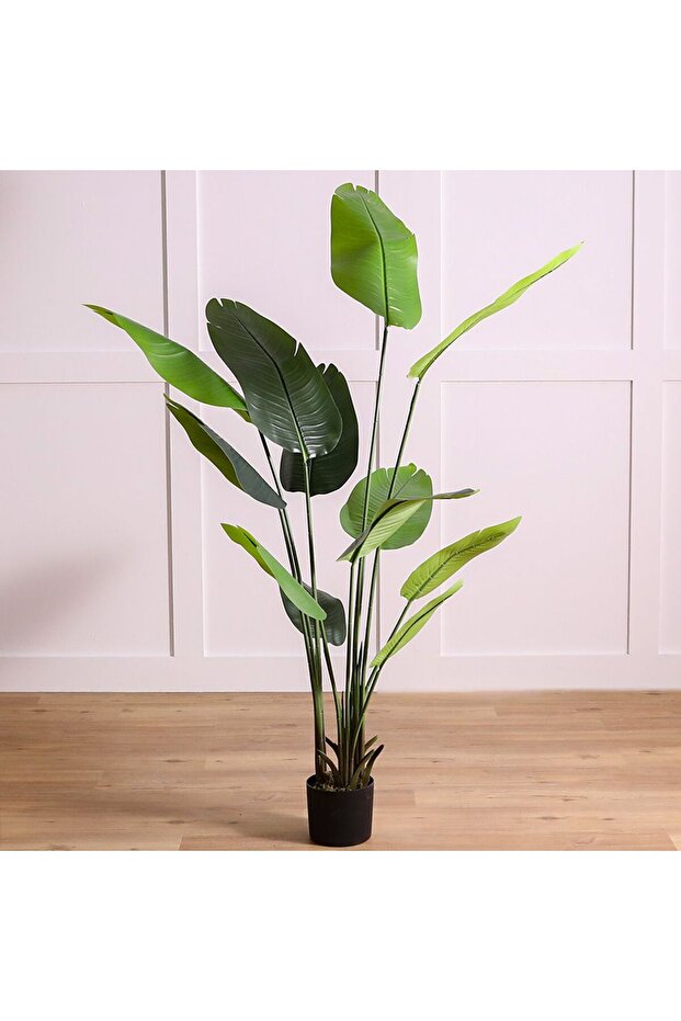 180 CM Artificial Banana Tree - Lifelike Green Indoor/Outdoor Plant with Base - Ideal Decor