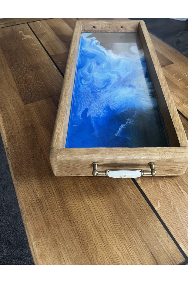 oak serving tray - 5