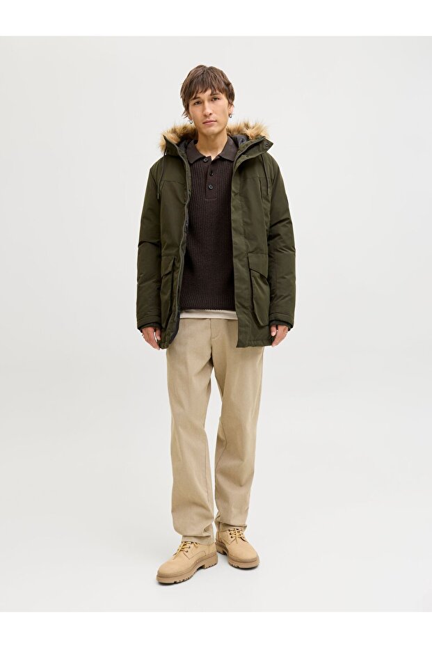 Gestricktes Polo Einfarbig Gestricktes Polo - 4