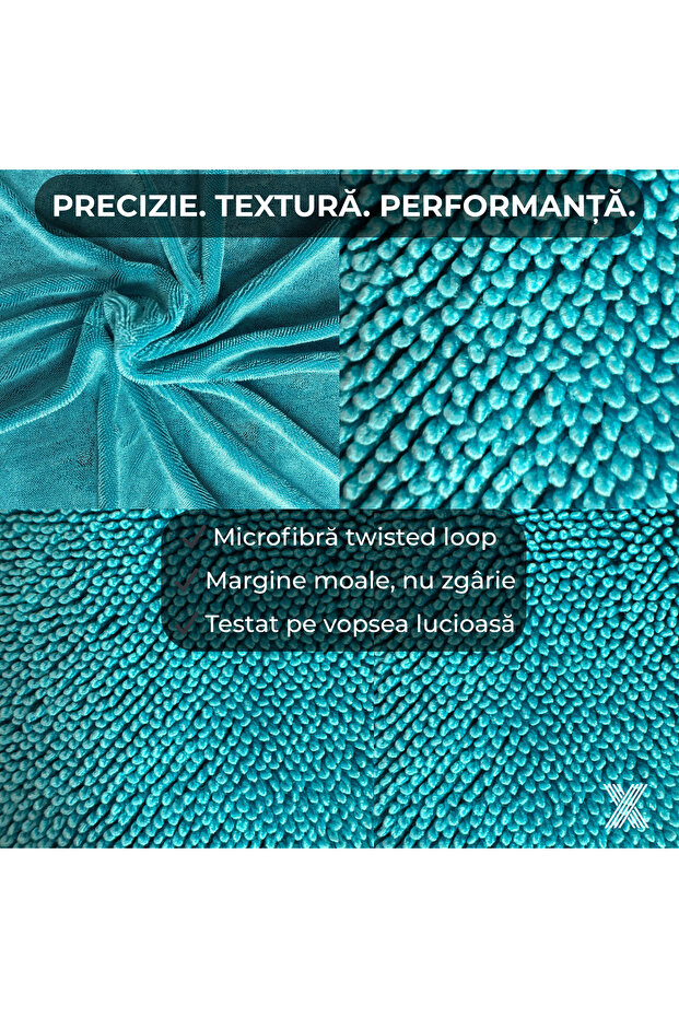 Set of 3 XL Car Drying Towels/Cloths – Super Absorbent, Traceless, 90×70 cm, Twisted Loop - 2