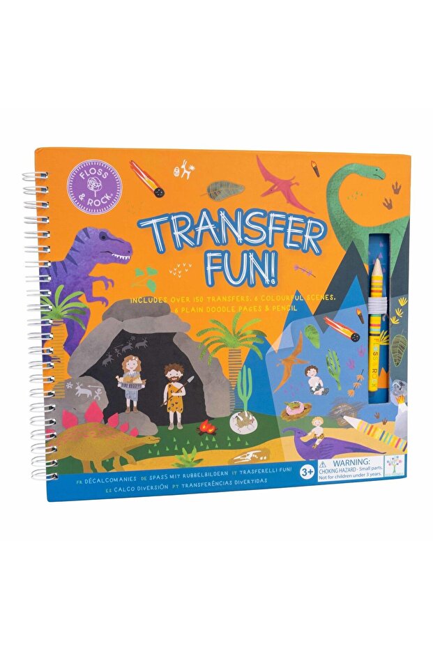 Transfer Fun Activity Book /Dino *New*