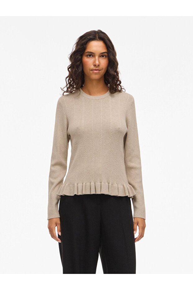 Strickpullover VINORTHY Rüschen - 1