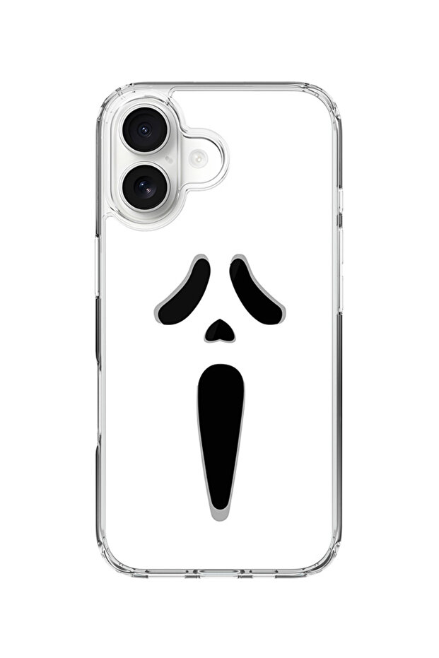 Classic Clear MagSafe Case for iPhone 17 , Hybrid Soft Case Flexible Transparent Cover - Scream