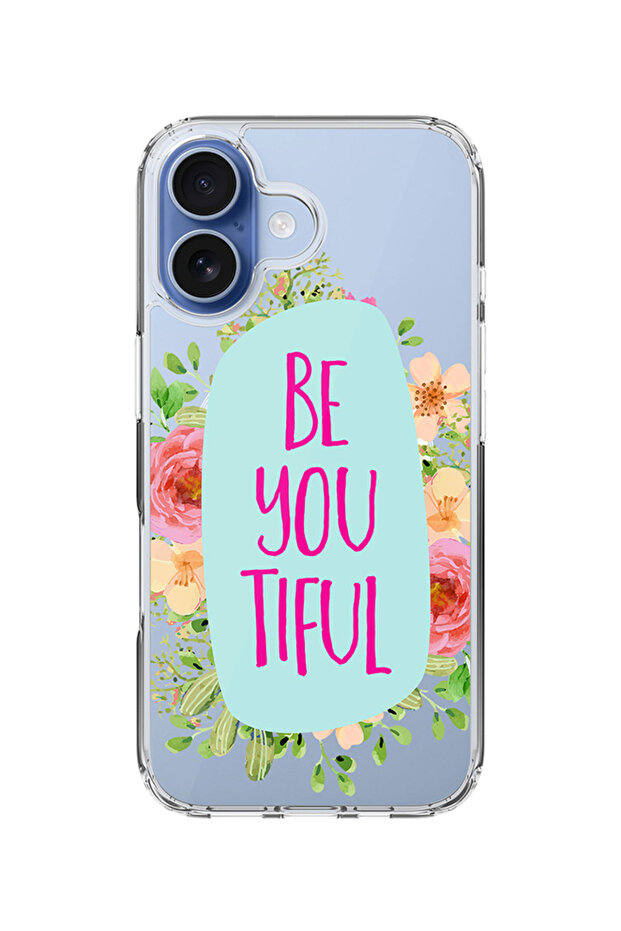 Classic Clear MagSafe Case for iPhone 17 , Hybrid Soft Transparent Cover - Be You Tiful