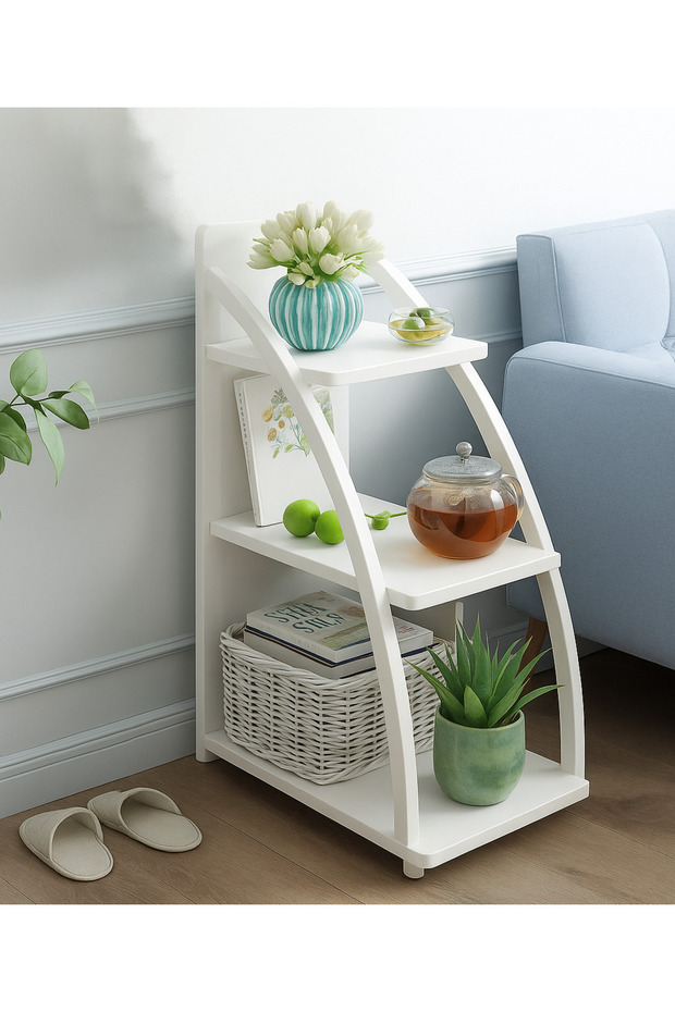 Multifunctional shelf with 3 shelves - 3