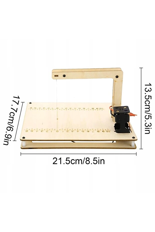Machine for cutting polystyrene and foam, with heated wire, battery powered - 3