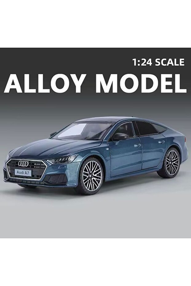 Audi A7 Diecast Car 1:24 Model Openable Doors Audi A7 Sports Car