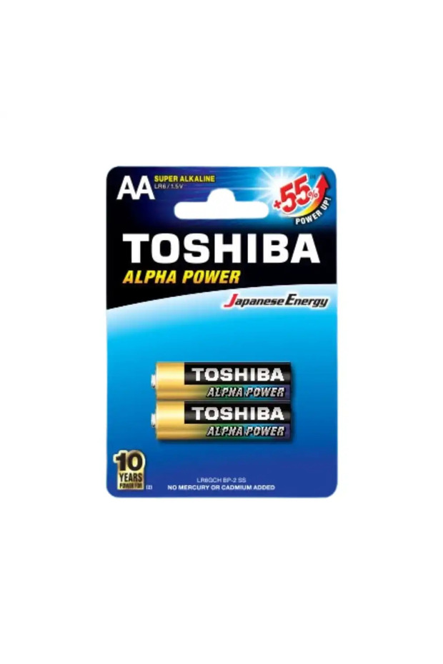 LR6 Alpha Power AA Super Alkaline Battery 1.5V No Mercury And Cadium Added- 2pcs