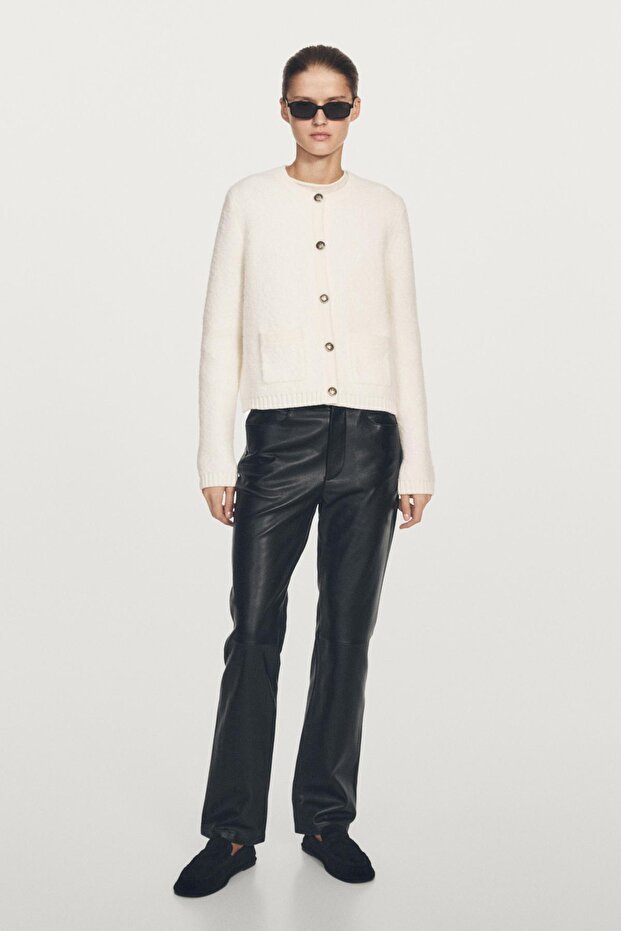 Dore düğmeli kısa hırka - 3