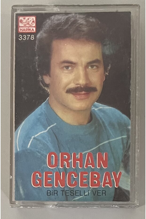 Orhan Gencebay Bir Teselli Ver Cassette (Original Period Paper Print Cassette B-Side Is Photographic)