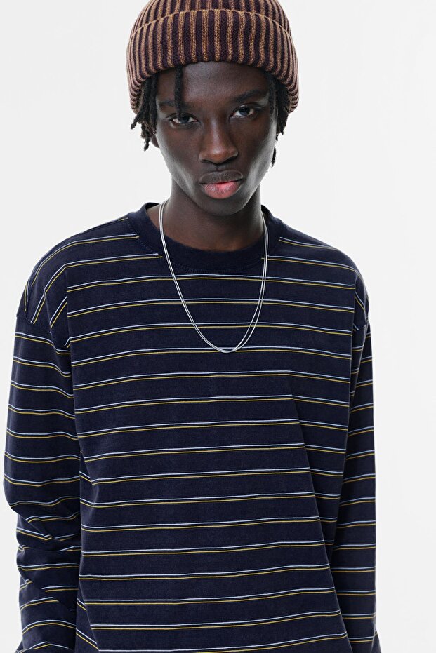 STWD çizgili t-shirt - 5