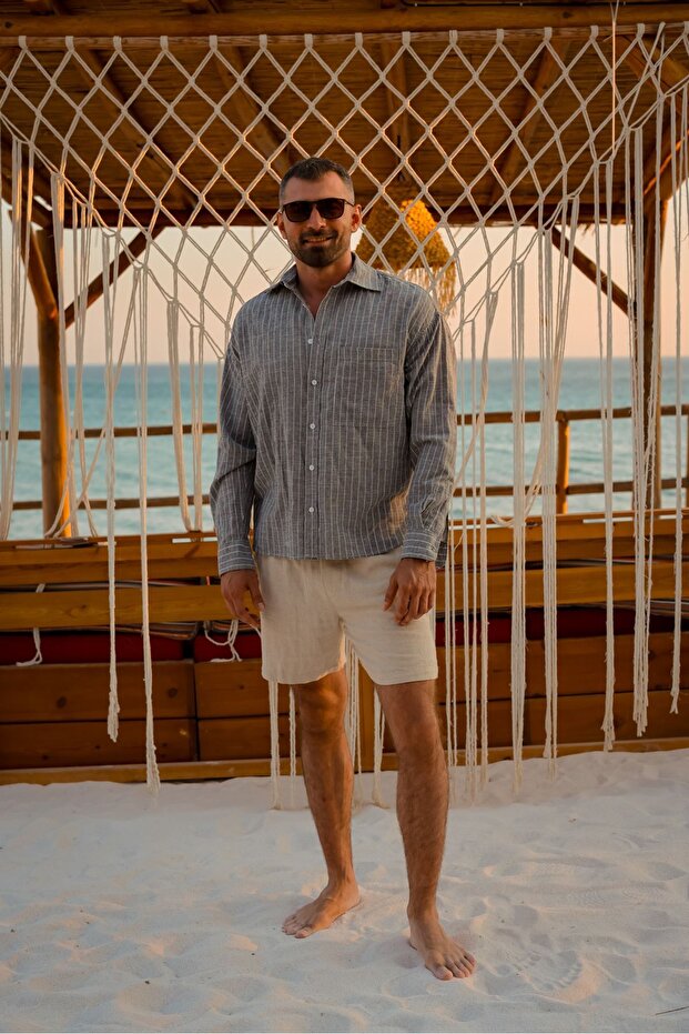 Linea Siyah Gömlek - 8