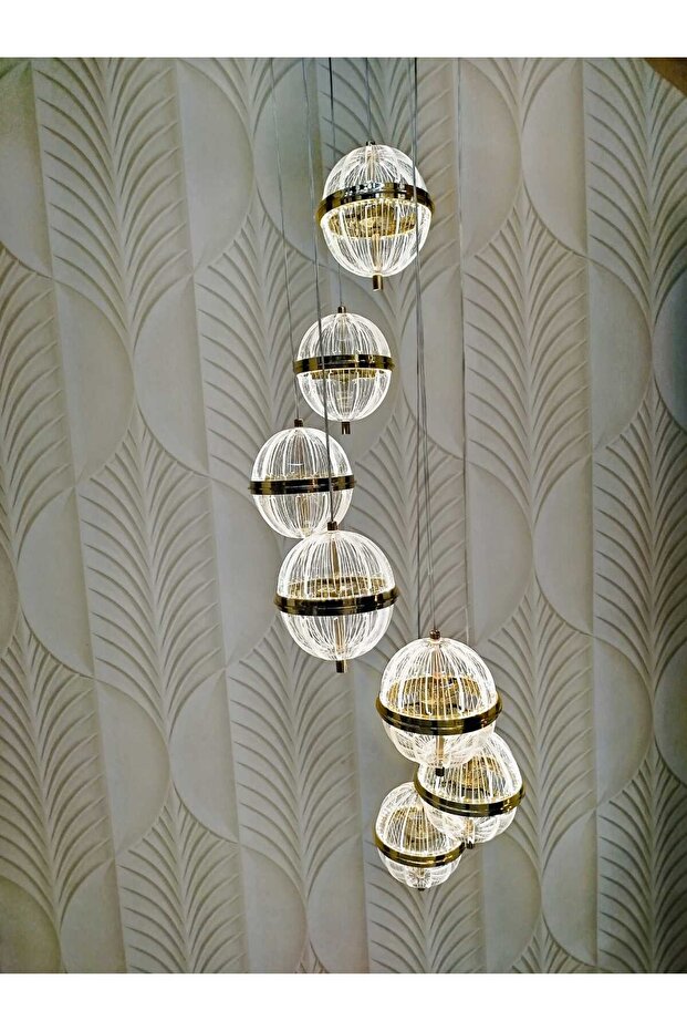 Modern Led sarkıt Avize 6 lı - 2