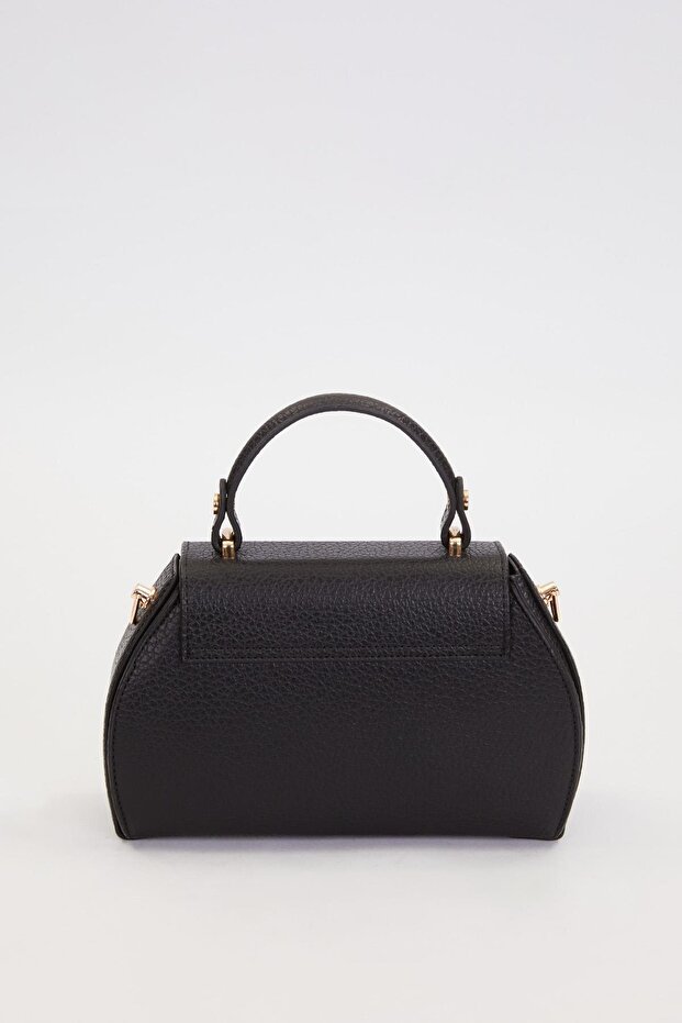 Siyah Kutu Formlu El Çantası - 4