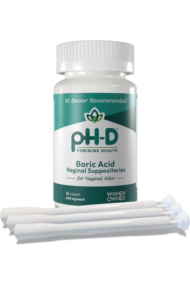 - Boric Acid Starter Bundle - Boric Acid Vaginal Suppositories 12 Count