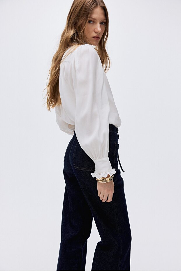 Flared High Jeans - 6