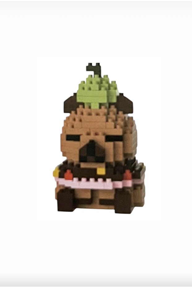202 Parça Capybara Kapibara Bricks Karakter Figürü 3d Yapboz Puzzle Yapı Oyuncakları Mini Lego - 3