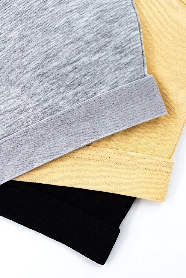 Bustier Bra 3-Piece Thick Strap Padded - 7