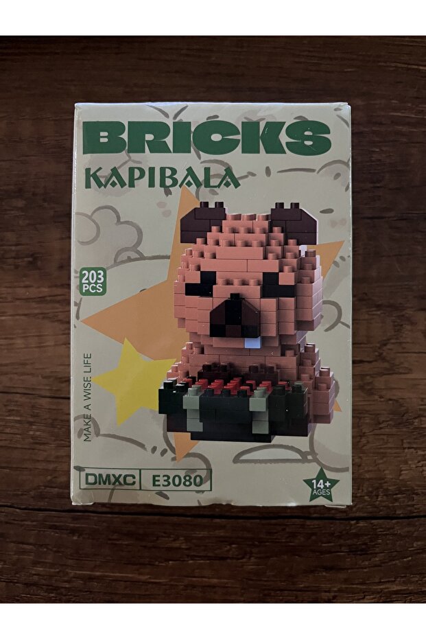 202 Parça Capybara Kapibara Bricks Karakter Figürü 3d Yapboz Puzzle Yapı Oyuncakları Mini Lego - 2