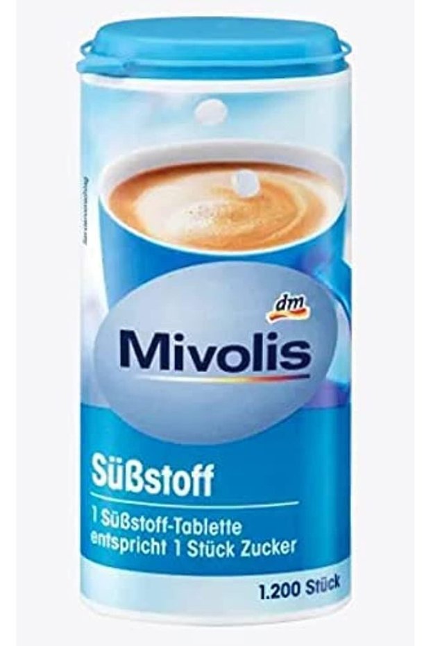 Balea Mivolis Diet Sugar Tablets 1200 Count – German-Made Sweetener – Low Calorie Sugar Substitu