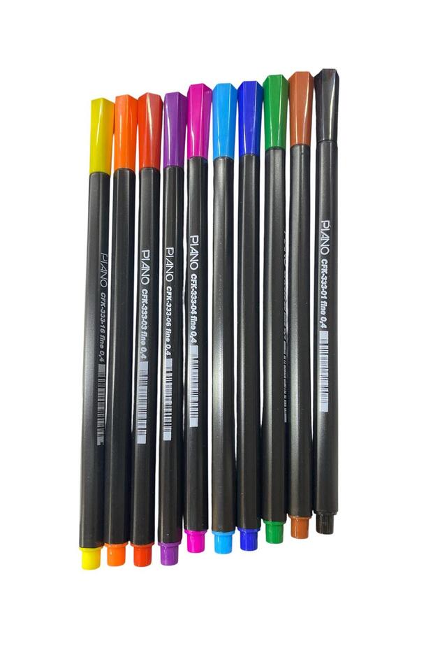 Piano Fineliner Pen Set 10 Pieces