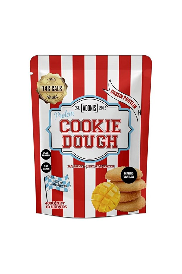 Protein Cookie Dough, Mango Vanilla, 400 Gm, Premium Casein Protein