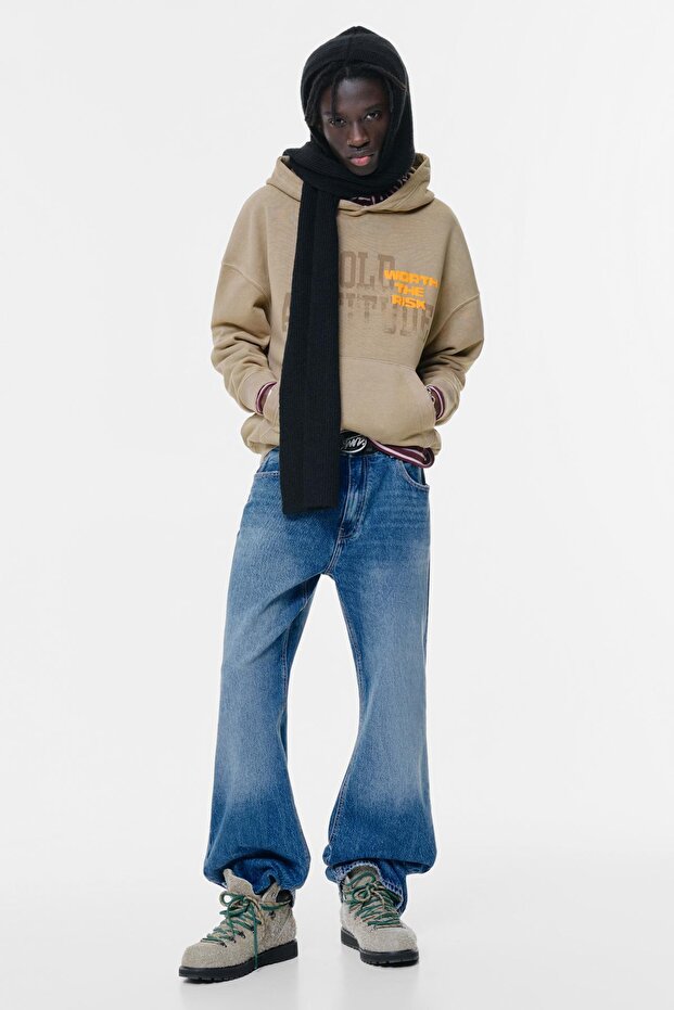 Kapüşonlu Bold Attitude sweatshirt - 2