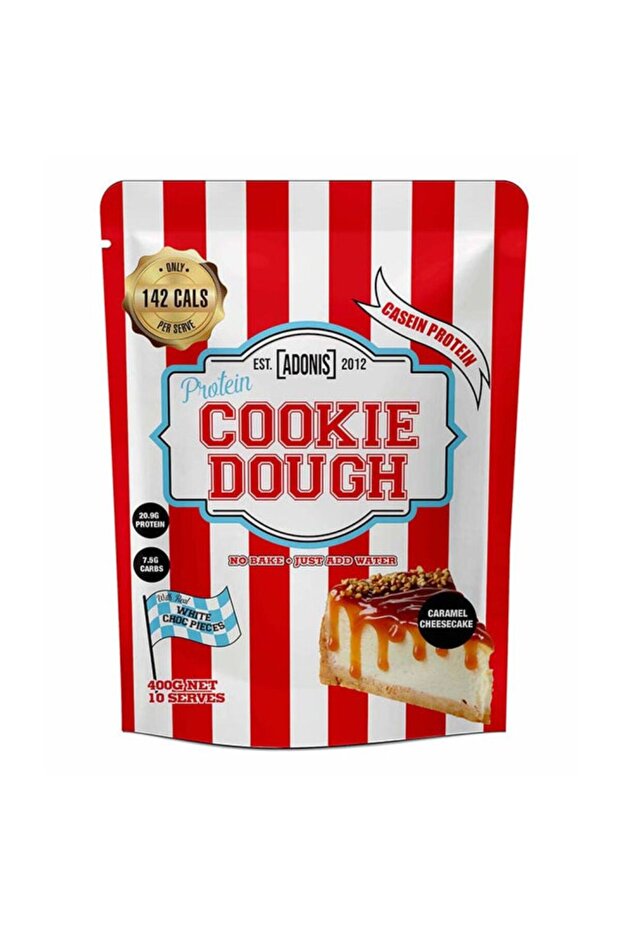 Protein Cookie Dough, Caramel Cheesecake, 400 Gm, Premium Casein Protein