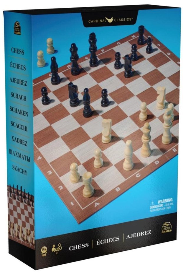 Joc Sah cu Tabla de Lemn