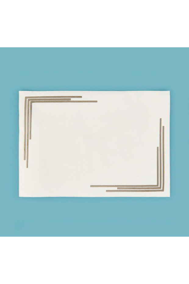 Kitchen Deri Amerikan Servis - Krem - 32x44 cm - 1