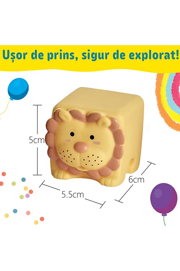 Pitikot® interactive soft animal cube set for babies - 3