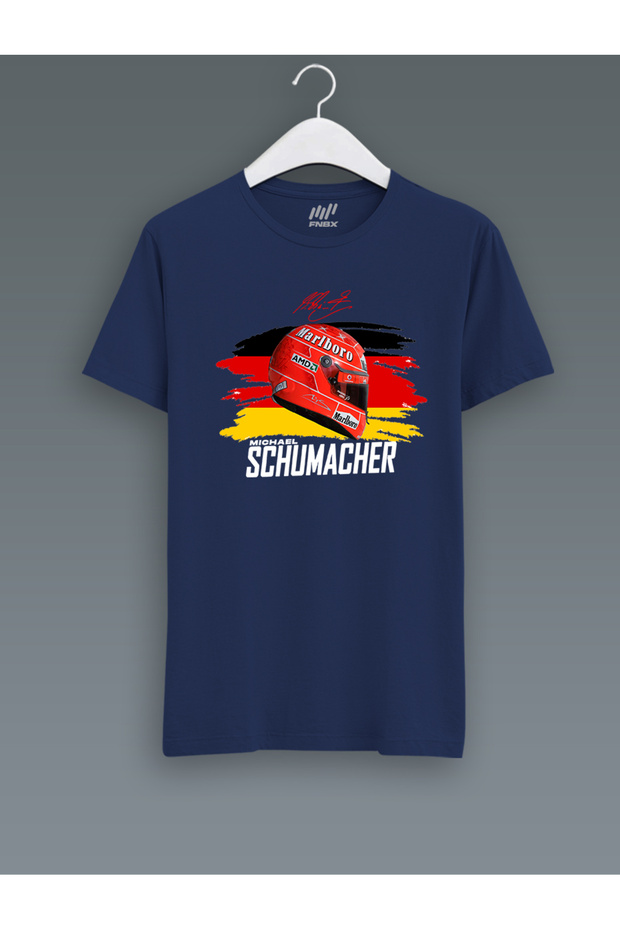 Michael Schumacher Visor Printed T-Shirt