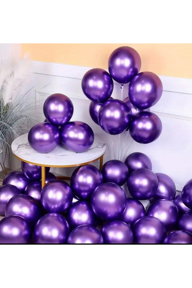 Kalisan Chrome Balloon 12 Inch 8 Pieces