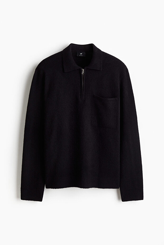 Yarım Fermuarlı Kazak Regular Fit - 3