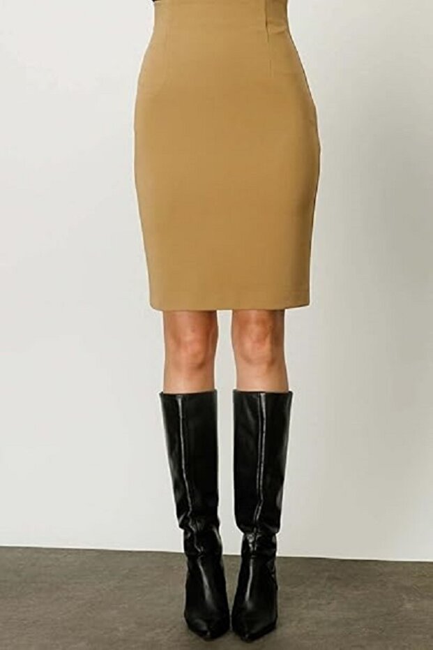 Kadın Kalem Etek 3003 Camel - 2