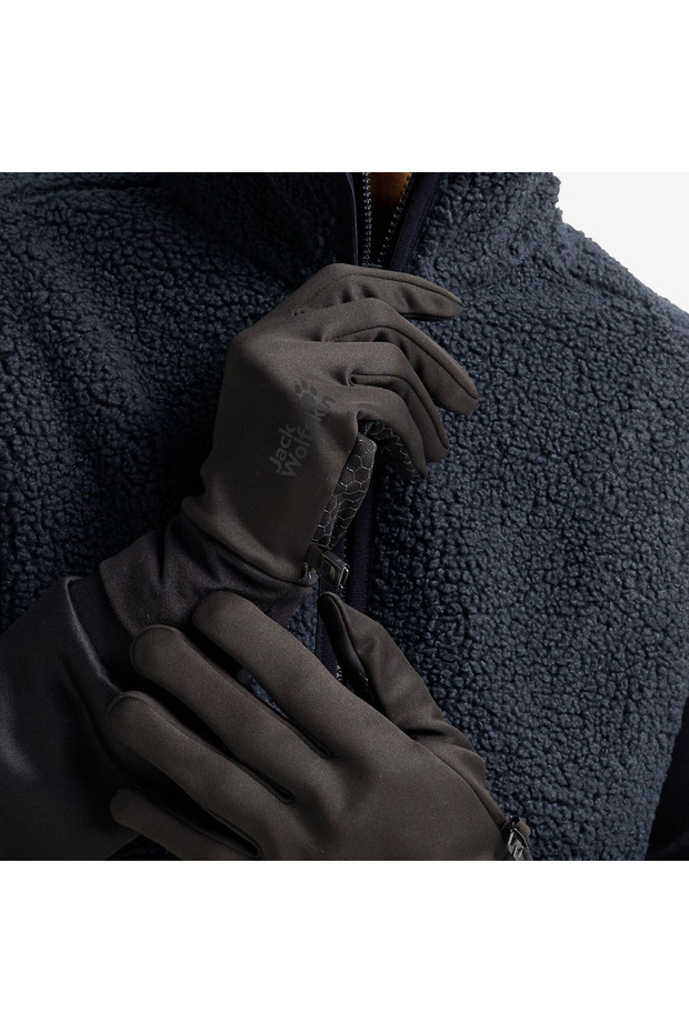 Extensive Unisex Siyah Eldiven - 3