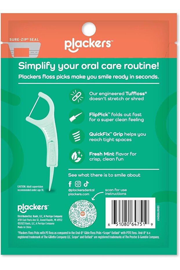 Micro Mint Dental Floss Picks, 36 Count - 8