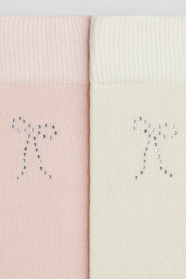 2'li Diz Boyu Çorap - 2