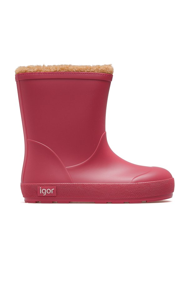 Yogi Borreguito Girls' Furry Waterproof Boots 25K W10306 Pk Fuchsia