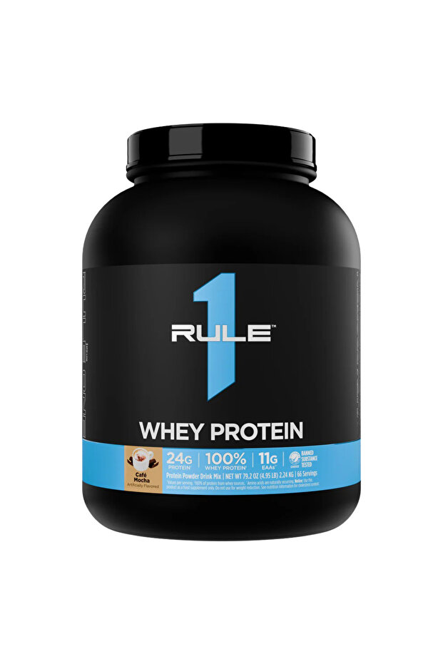 R 1 Whey Protein Blend, Cafe Mocha, 4.9 Lb, 24 Grams of Protein Per Serving