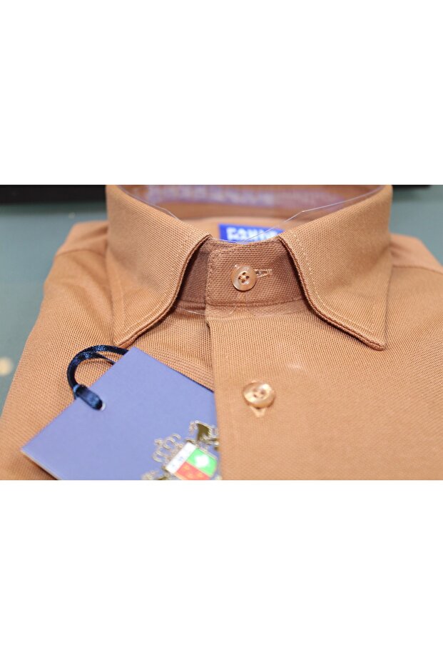 Erkek Uzunkol Örme Gömlek - 3